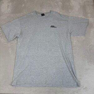 VTG No Fear Edge‎ Is A Dangerous Place To Live Shirt Mens L Gray Preowned